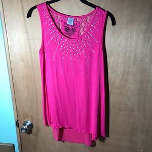 Sparkly Western tank top